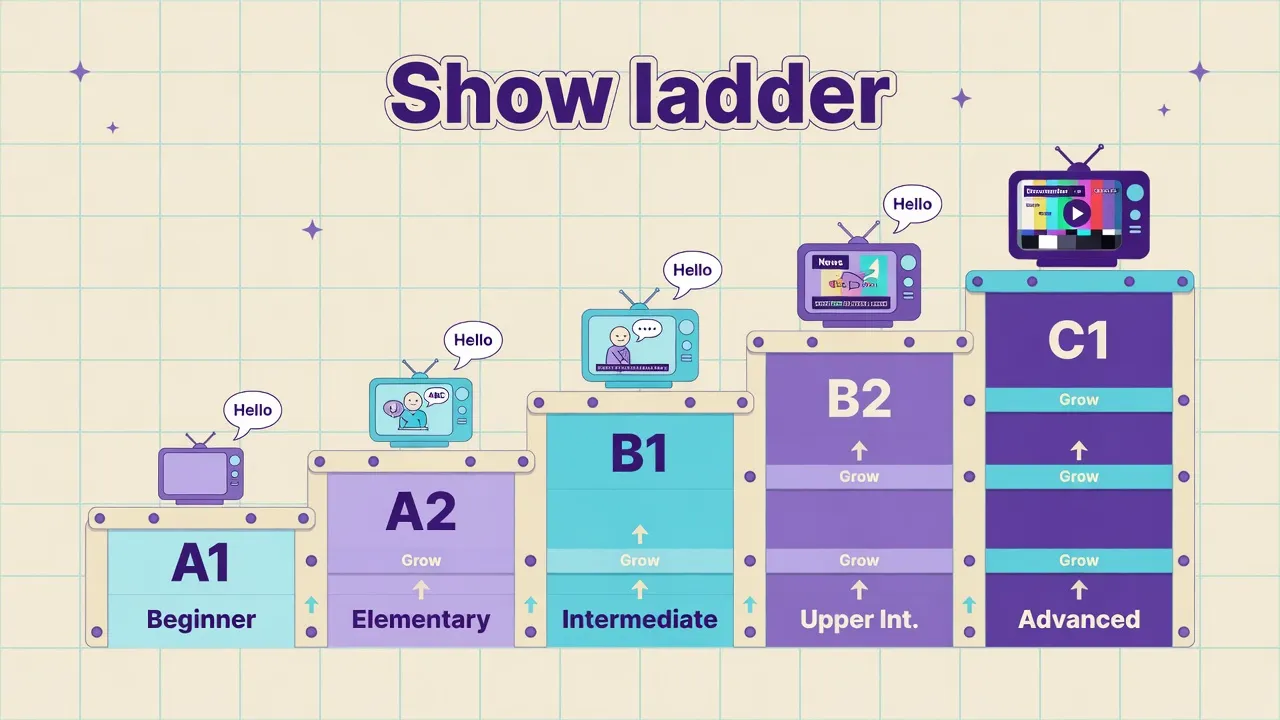 Драбина CEFR: які серіали брати на A1-A2, A2-B1, B1-B2 і B2-C1
