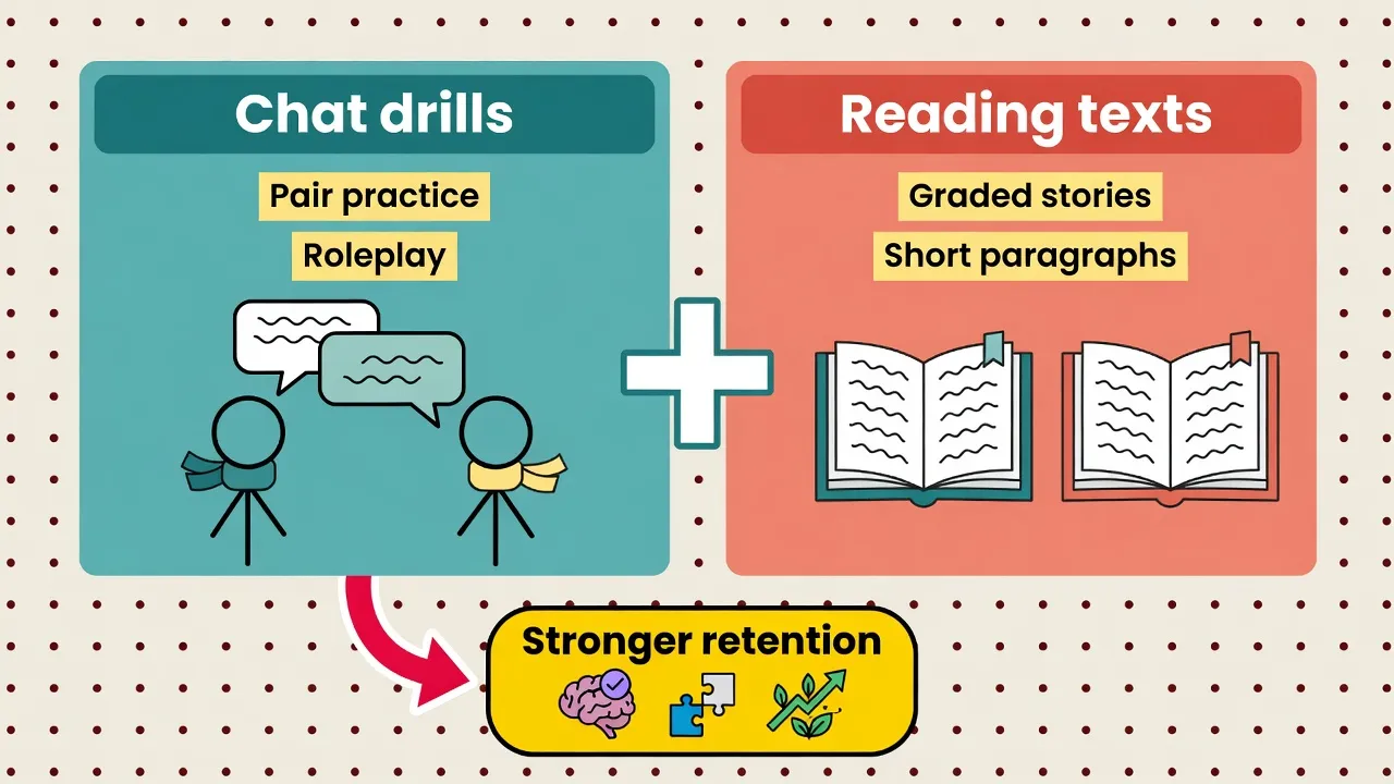 How ChatGPT practice pairs with graded reading