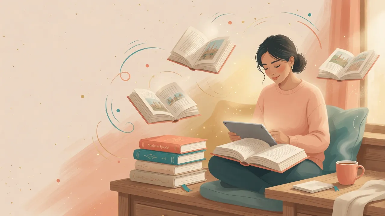 Спокійний дорослий читач серед книг - настрій обсягу вхідного матеріалу, не мем про ненависть до граматики