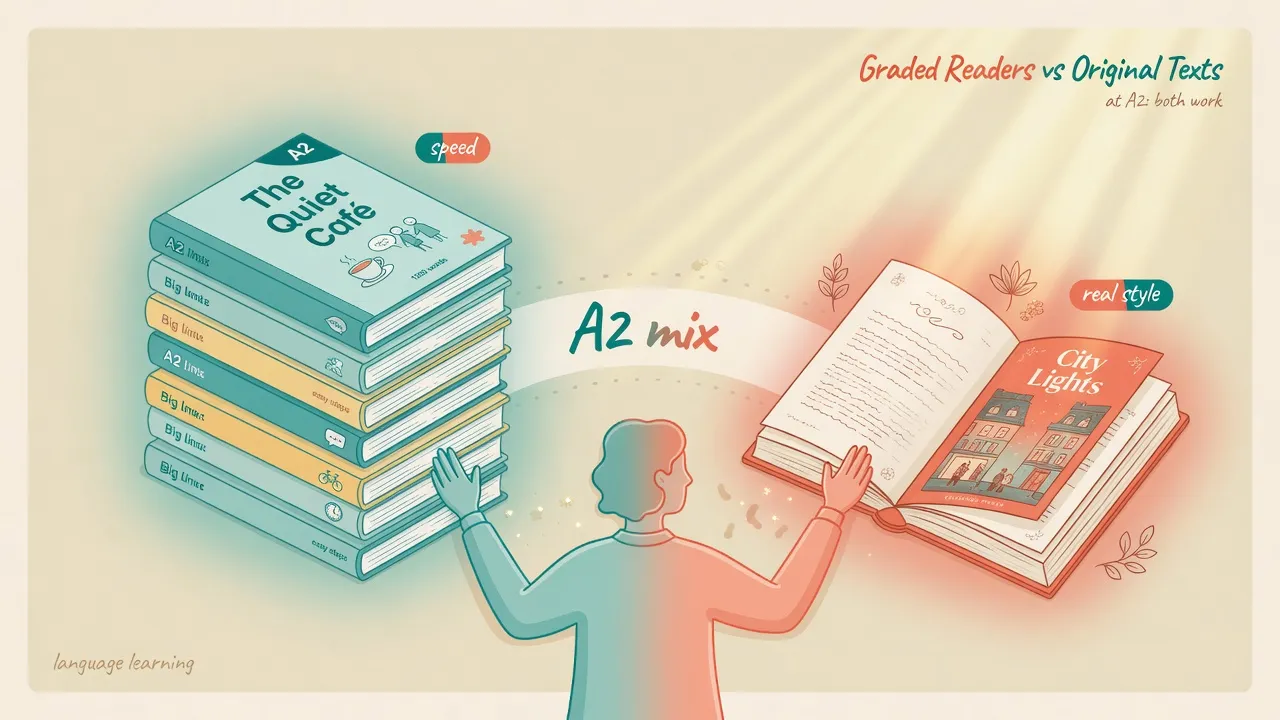 Учень A2 між стеком graded readers і оригінальним романом - міксуй швидкість і живий стиль