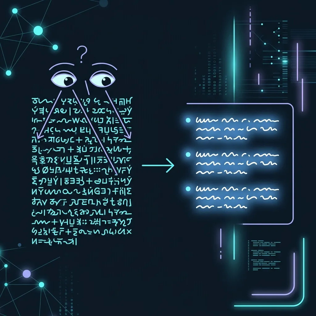 AI paragraph summarization transforms confusing text blocks into clear, digestible key points