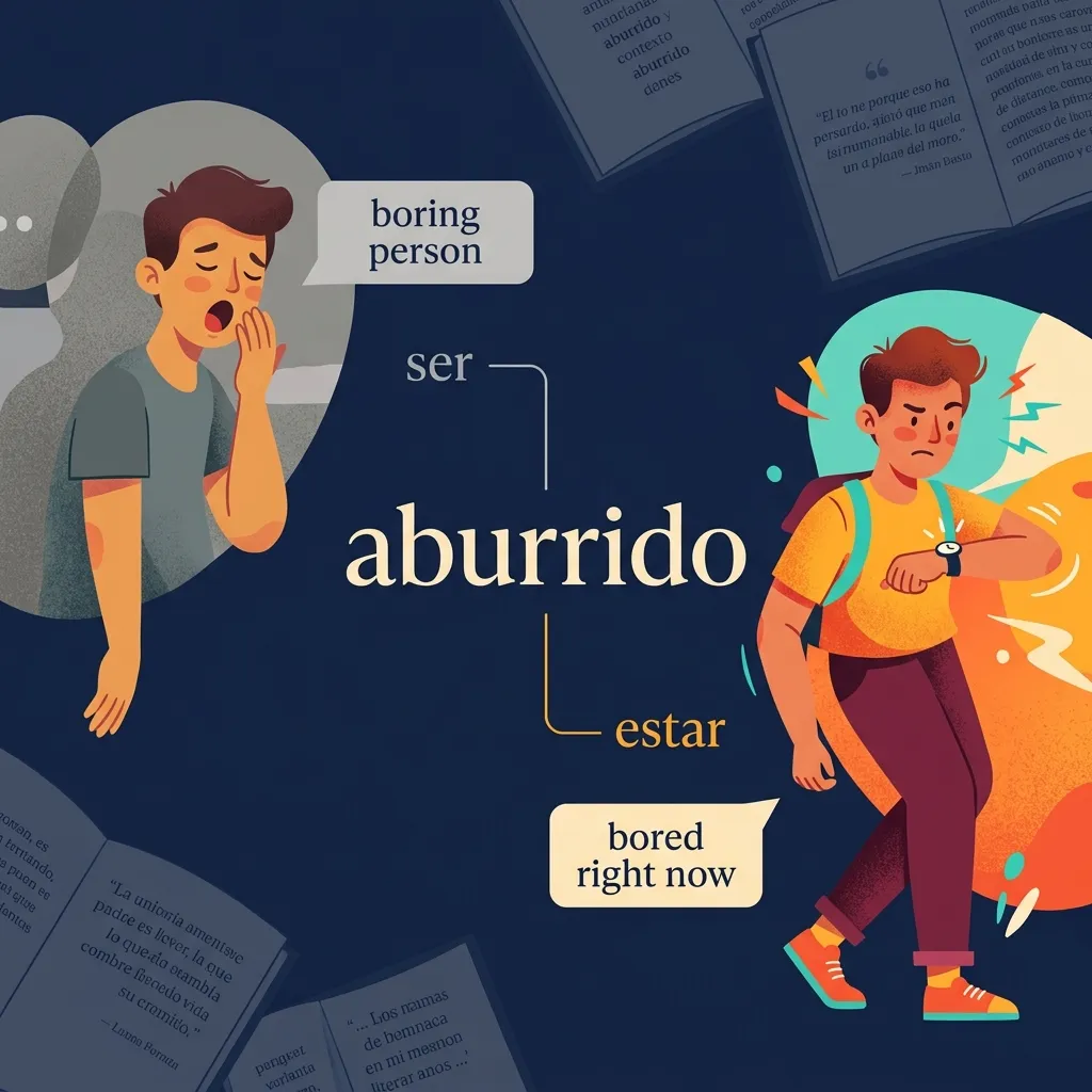 Ser vs estar meaning shift — the same adjective, two completely different meanings depending on context