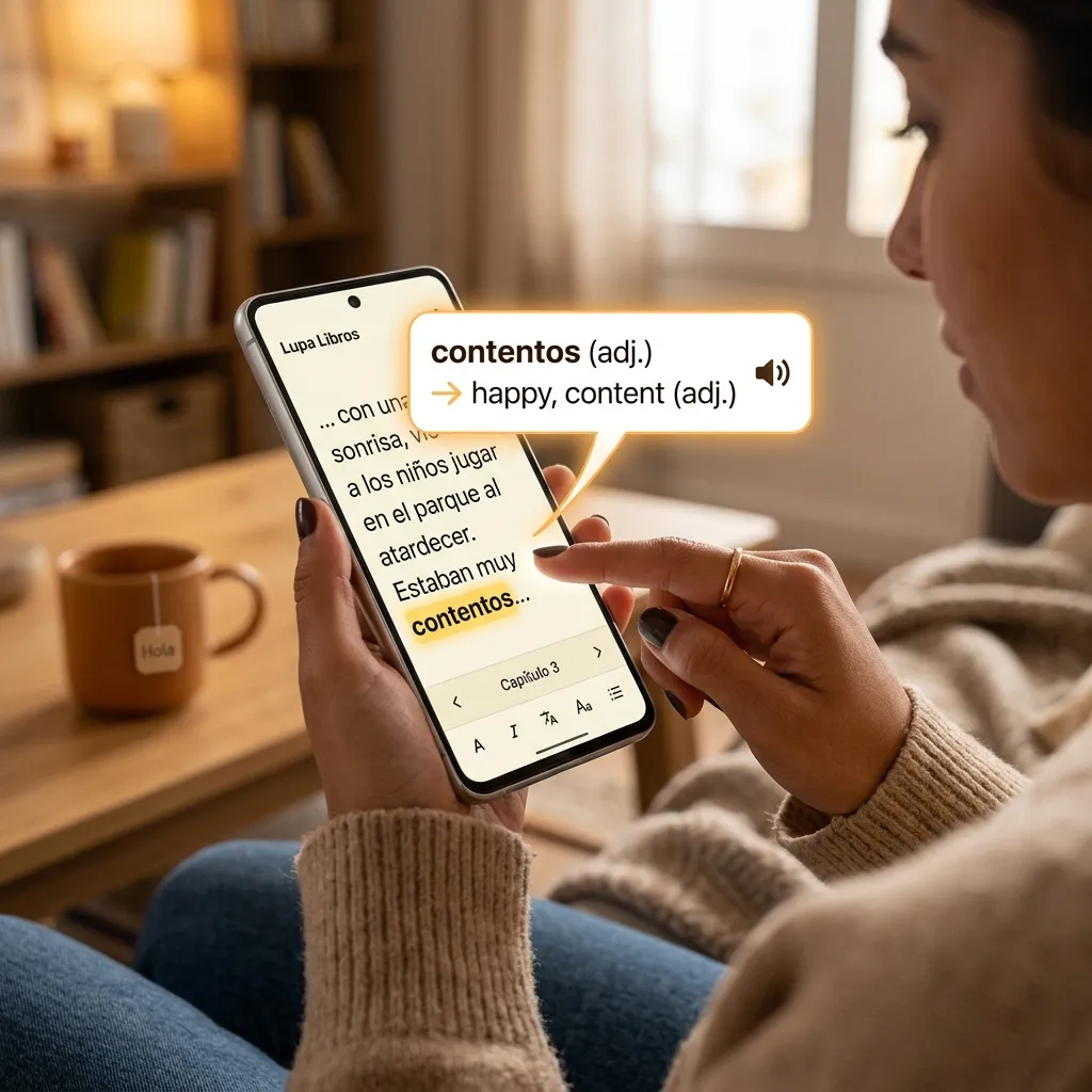Читання іспанською в MovaReader